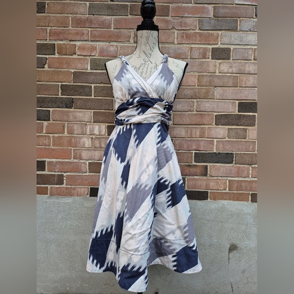 Zooey Deschanel Marc by Marc Jacobs knotted ikat dress sundress 0 XS - Picture 4 of 6
